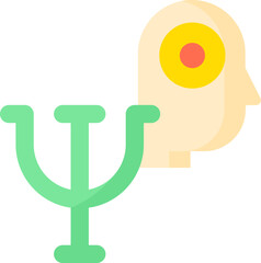 psychology illustration on a white background     