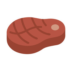 Delicious Grilled Steak: Icon, Illustration, and Vector Graphics