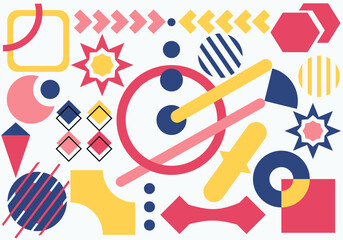 Geometric Geometric Shape Background Stock Illustration