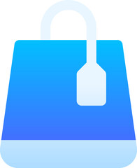 shopping bag illustration on a white background    