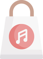 shopping bag illustration on a white background     