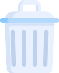 trash can (2) illustration on a white background     
