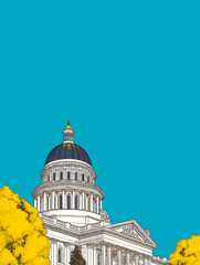 California State Capitol building in Sacramento, California