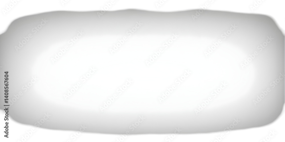 Poster abstract white rounded rectangle shape isolated on transparent background