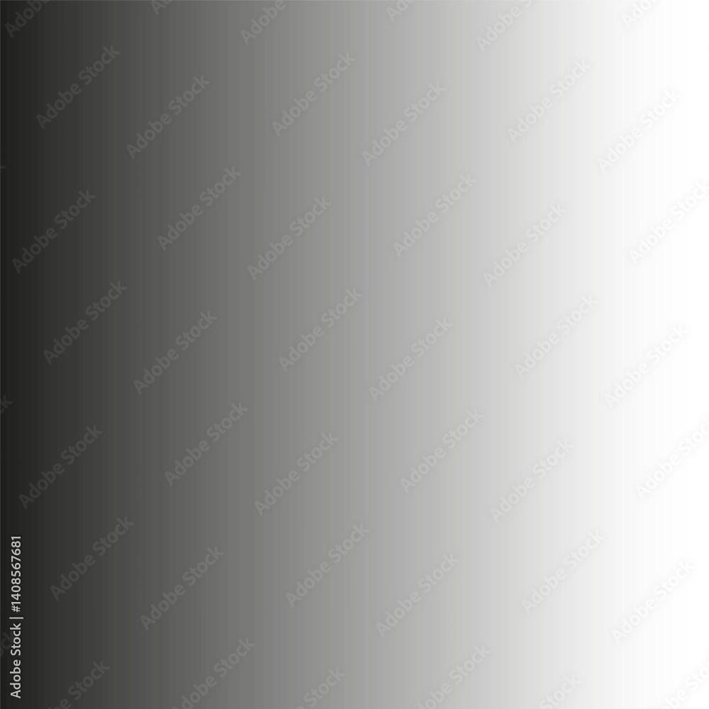 Poster horizontal fade gradient. left side dark. light to right. vector background blend.
