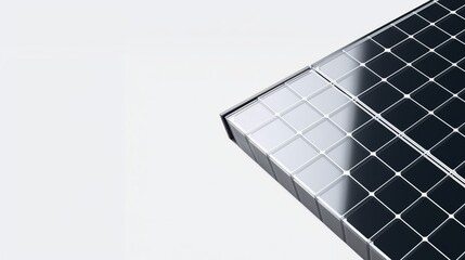 ソーラーパネルタイルの詳細3Dイメージ