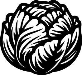 Cabbage silhouette
