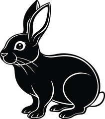 Bunny silhouette vector designs 26