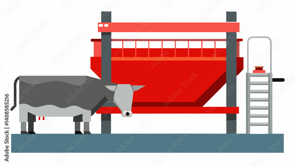 Poster designed with safety in mind this feeder has features that prevent cattle from getting stuck or inju