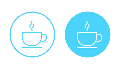 coffee cup icon vector. cup a coffee sign and symbol