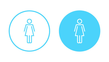 Female icon vector. woman sign and symbol