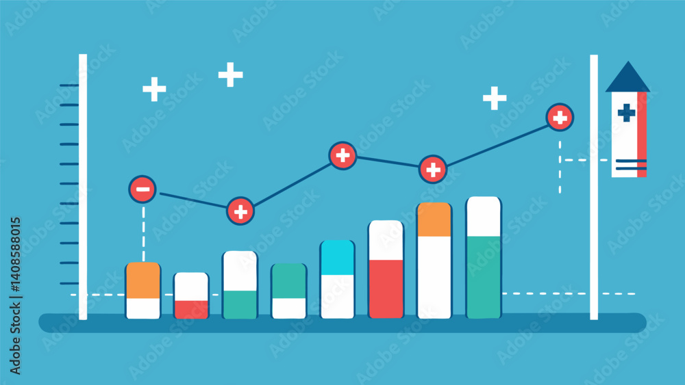 Poster a ter plot showing the relationship between hospital readmissions and adherence to a specific medica