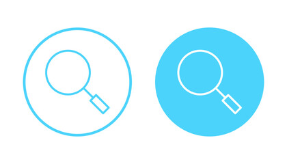 Search icon vector. search magnifying glass sign and symbol