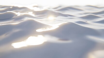 Abstract White Water Surface Sunlight Texture
