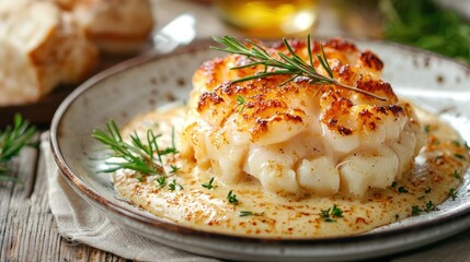 A Michelin-star dish with exquisite plating