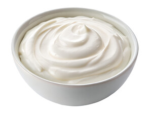 Sour Cream in Bowl, Creamy Dairy Topping, Fresh Sour Cream, Delicious Dip for Snacks
