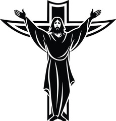 Christian silhouette vector designs 5