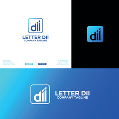 Letter DII iconic logo design for your business