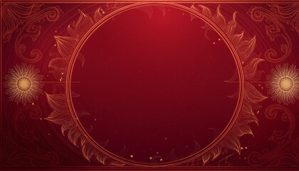 creative beautiful abstract border frame of sun and moon with copy space on background, graphic resource