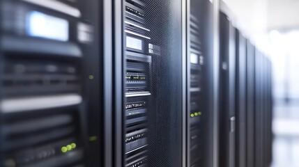 Server racks in data center