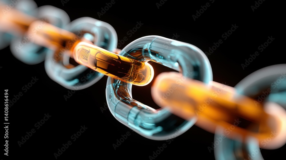 Poster explore the power of blockchain technology, ensuring secure data and digital trust with innovative s