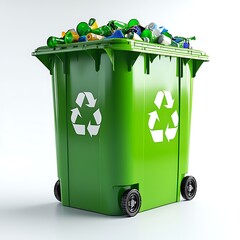 Recycling Bin Full Waste