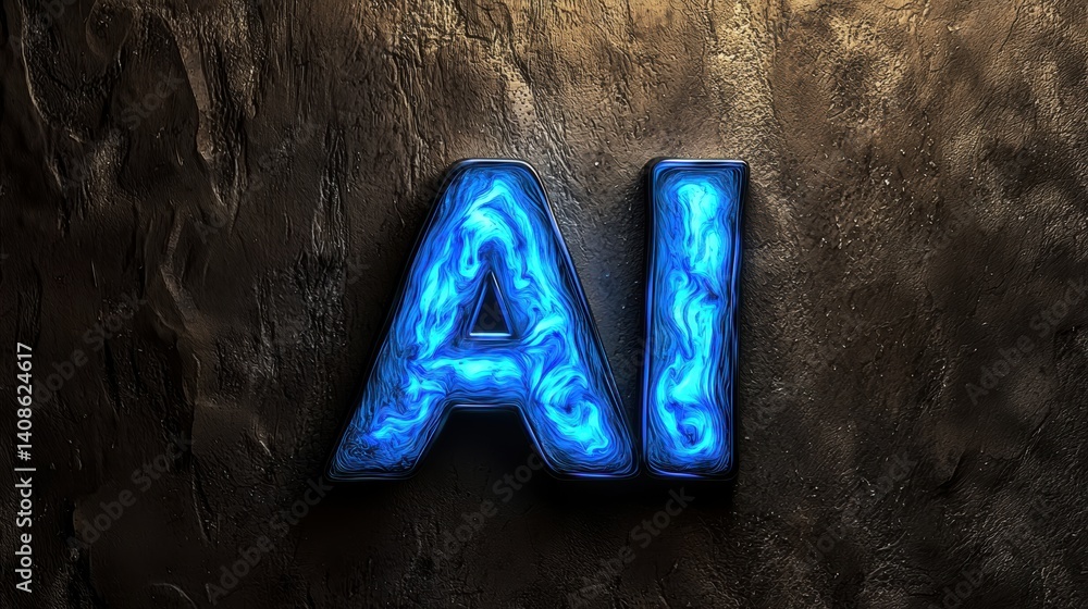 Poster exploring the impact of ai technology on modern business practices global insights digital media hig