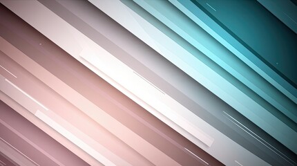 Obraz premium Soft pastel colors blend to form diagonal lines that create movement and depth providing a stylish backdrop for various creative projects