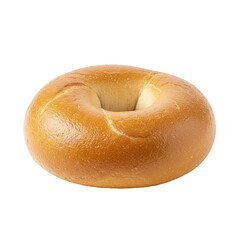 bagel Plain isolated  on a white background 