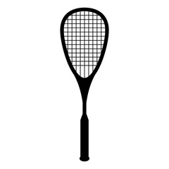 Minimalist Squash Racket Vector Illsustration