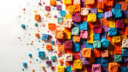 Vibrant Cubes of Colorful Creativity