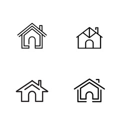 Simple House Icons pack