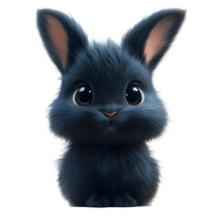 Adorable 3D Bunny Illustration