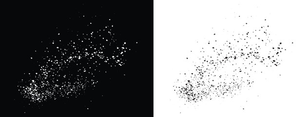 Black and white color vector grunge brush stroke blood drip design