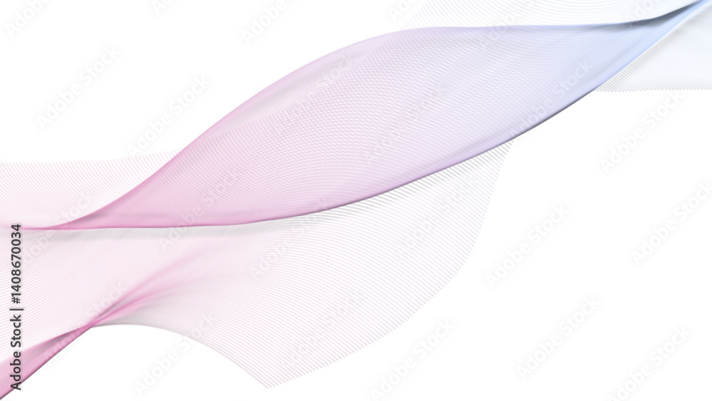Poster abstract smooth wave lines background. dynamic sound wave element design.