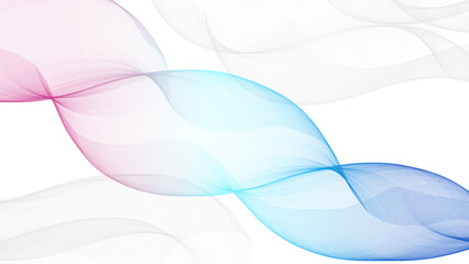 Abstract smooth wave lines background. Dynamic sound wave element design.
