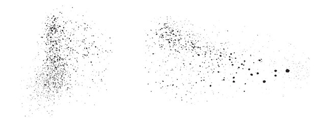 Grunge texture hand-painted black color ink blood artistic splatter background