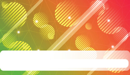 Background in triangles, line, circle, space for text style. For your business, advert, wallpaper. Vector illustration. Creative gradient color.