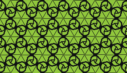 For wallpaper, advert, business, brochure, flyer. Green color Vector seamless smart design. Background in triangles style.