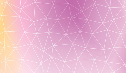 Fototapeta premium Low poly layout. For your idea, presentation, smart design Vector illustration. Creative gradient color.