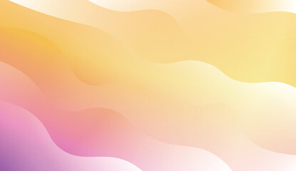 Template Background With Wave Geometric Shape. Design For Cover Page, Poster, Banner Of Websites. Vector Illustration with Color Gradient. © Eldorado.S.Vector