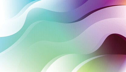 Obraz premium Blurred Decorative Design In Abstract Style With Wave, Curve Lines. For Elegant Pattern Cover Book. Vector Illustration with Color Gradient.