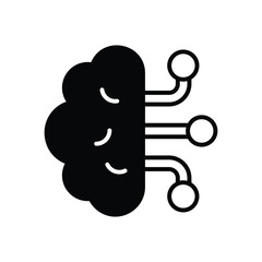 Think Tank icon vector stock illustration