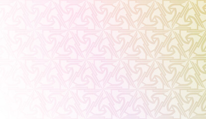 Fototapeta premium Pattern with geometric shape background. Vector illustration. Template for wallpaper, interior design, decoration, scrapbooking page. Gradient color