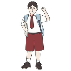  Indonesian elementary school student