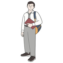 Indonesian senior high school student