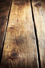 Fototapeta premium Rustic Brown Wooden Planks Texture Background