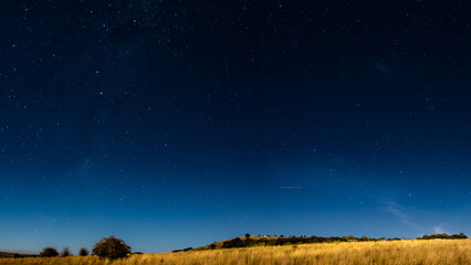 Fototapeta premium Early Evening Night Sky with Stars