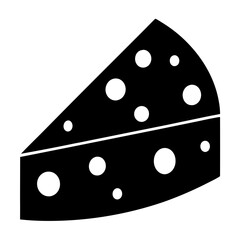 A Delicious Wedge of Swiss Cheese with Many Holes