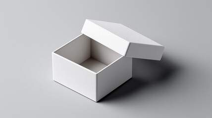 Cardboard Box with Plastic Lid for Shipping or Gifts